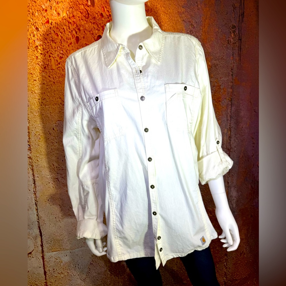 NWT XL women’s white button up